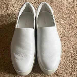 Vince Men's White Slip-On Shoes